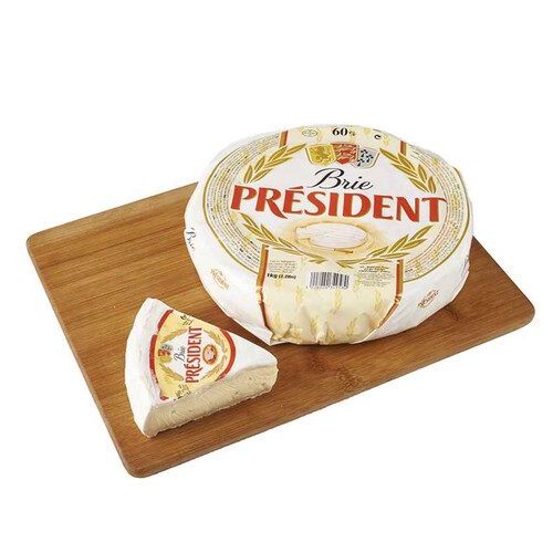 PRÉSIDENT Formatge Brie francès al tall en cunya