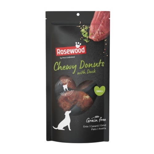 PETS UNLIMITED Snack gos chewy donut d'ànec