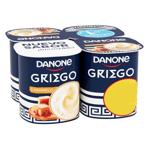 DANONE Iogurt grec amb caramel