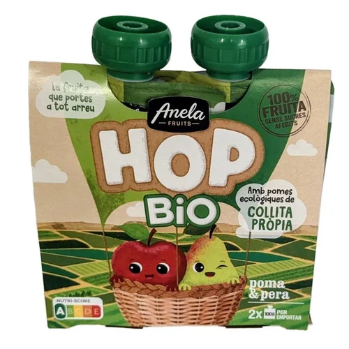 HOP BIO Compota de manzana ecológica