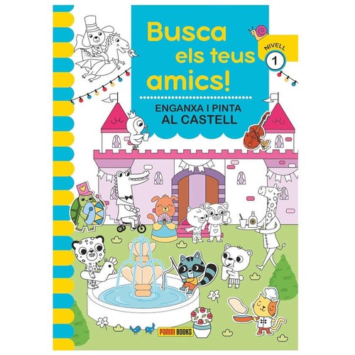 ED. PANINI BOOKS Llibre Busca els teus amics! Al Castell