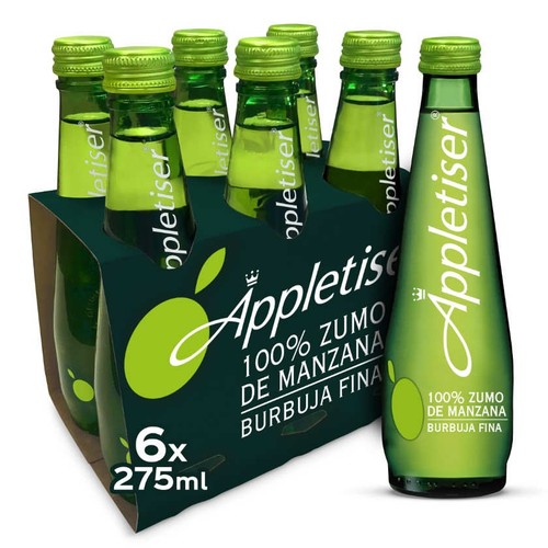 APPLETISER Refresc de poma amb gas en ampolla de vidre