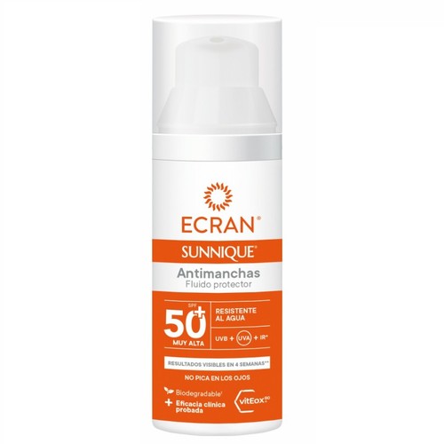 ECRAN Fluid solar facial antitaques Sunnique FPS 50