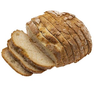 Pan de payés cortado