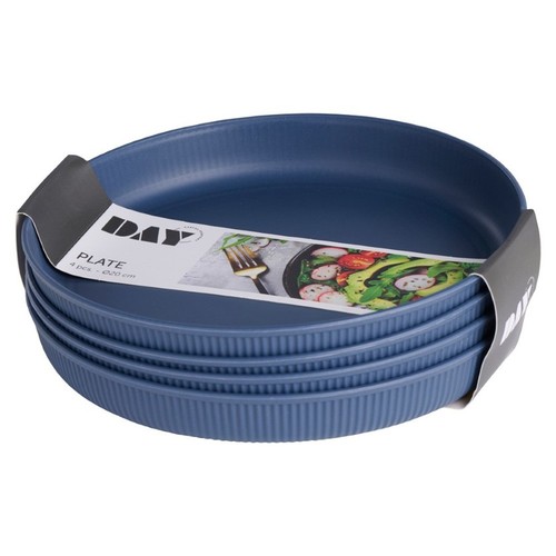  Joc de plats de color 20 cm 4 peces