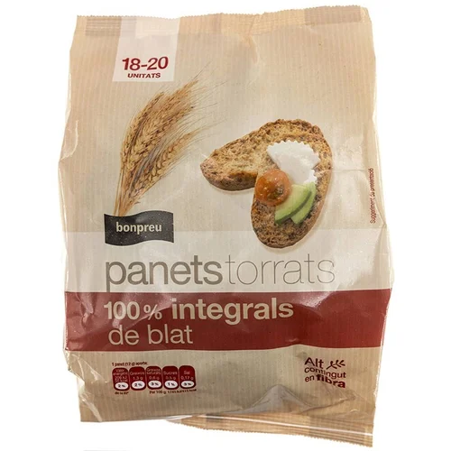 BONPREU Galletas integrales con avena y trigo