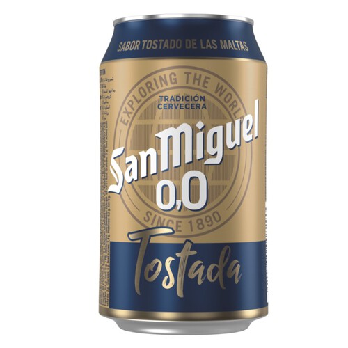 SAN MIGUEL Cervesa torrada sense alcohol en llauna