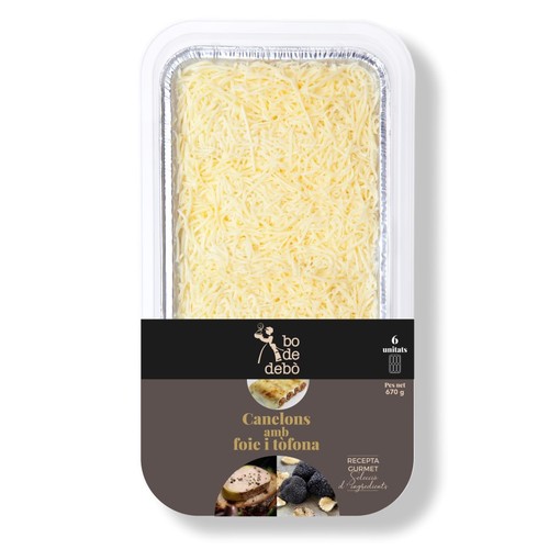 BO DE DEBÒ Canelons amb foie i tòfona 6u.