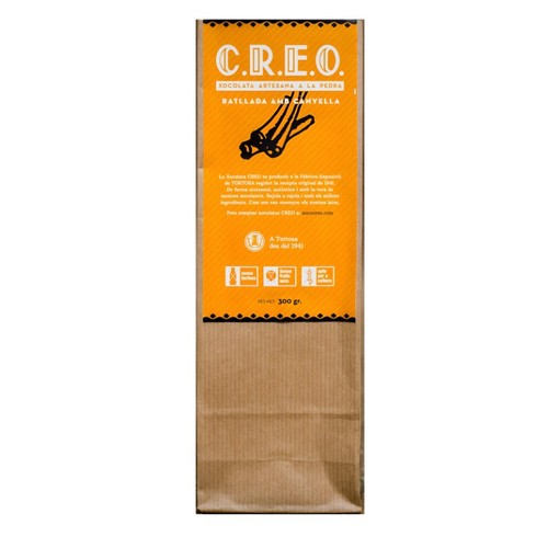 CREO Xocolata ratllada amb canyella Km0