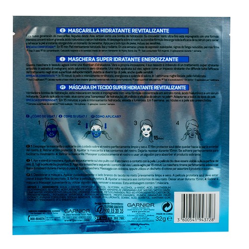 GARNIER Mascareta revitalitzant Hydra Bomb