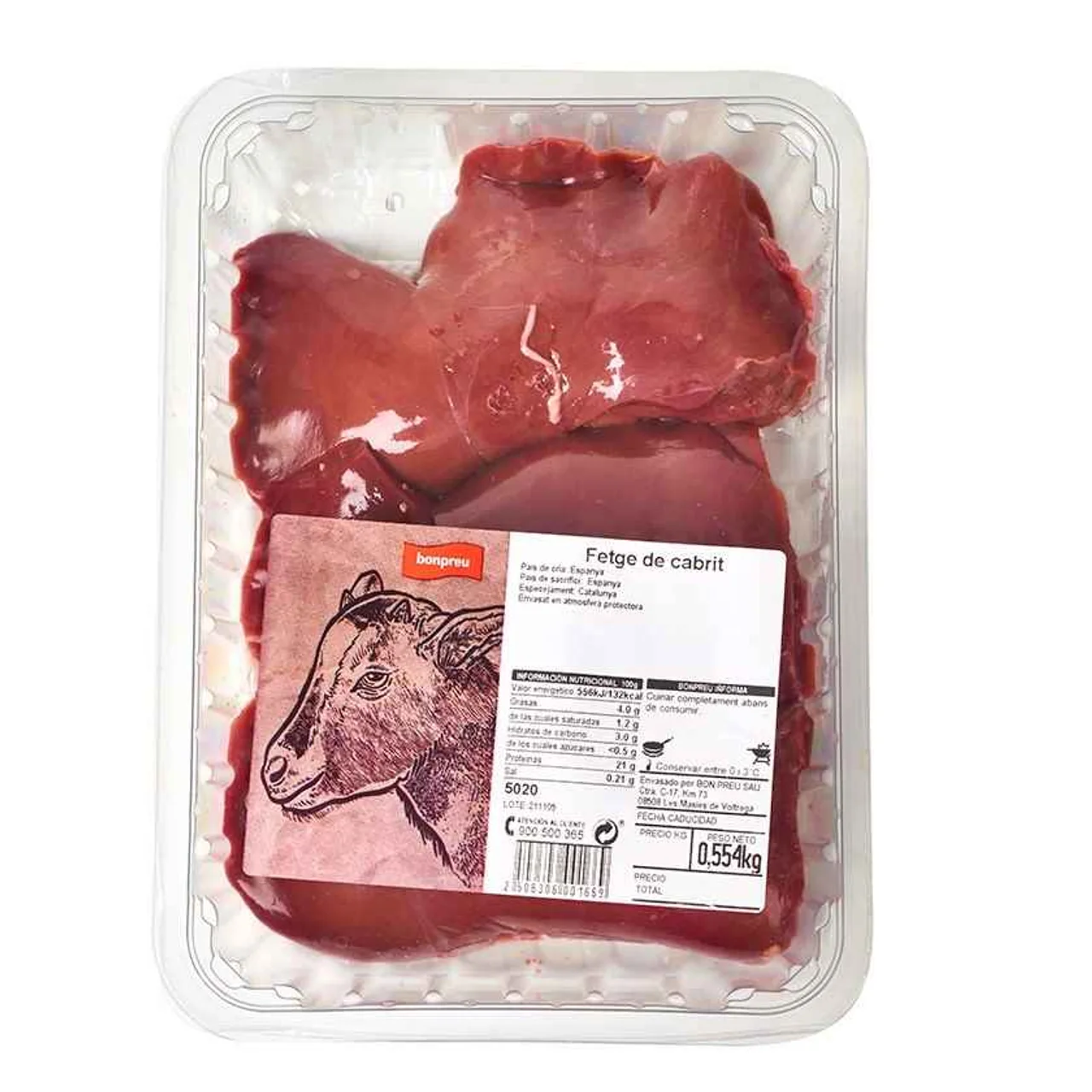 BONPREU Hígado de cabrito