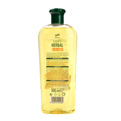 BONPREU Xampú per a cabells grassos Herbal