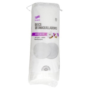 Imagen de BONPREU Discs desmaquilladors ovalats
