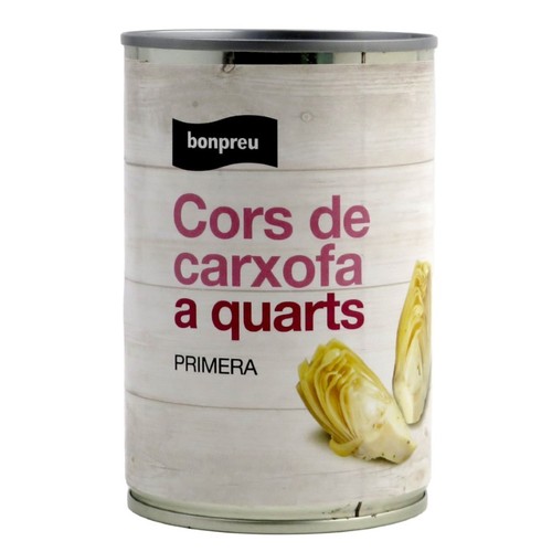BONPREU Cors de carxofa a quarts
