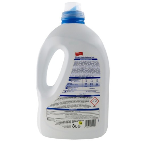 BONPREU Detergent líquid universal de 50 dosis