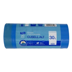 Imagen de BONPREU Bosses d'escombraries cubell alt 30 L