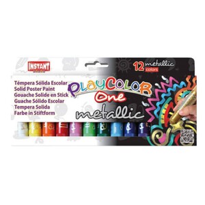 Imagen de PLAYCOLOR Pintura témpera Metallic