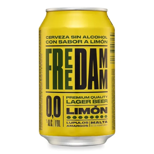 Cerveza sin alcohol en lata