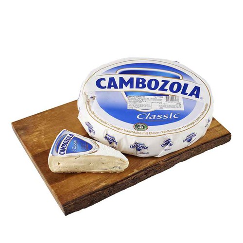CAMBOZOLA Formatge blau Champignon al tall en cunya