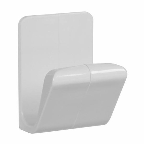 BRINOX Penjador adhesiu mitjà de plàstic ABS blanc