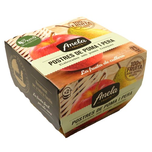 ANELA FRUITS Postres de pera i poma