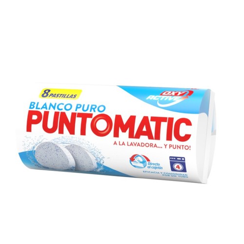 PUNTOMATIC Detergent en pastilla roba blanca
