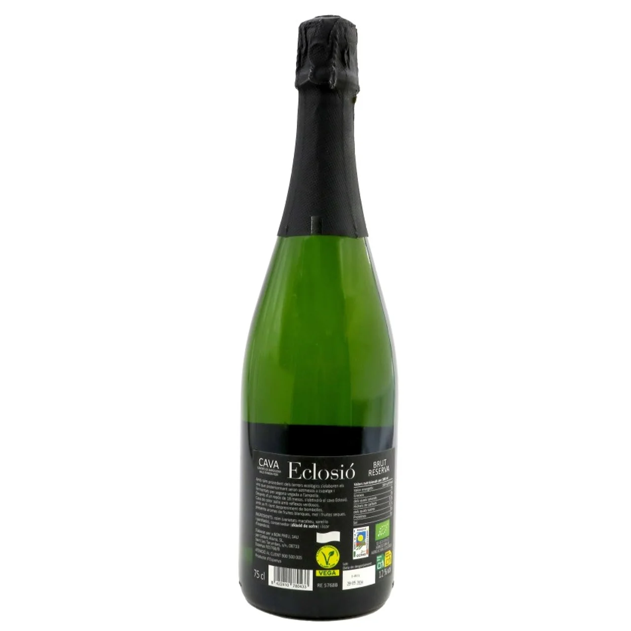 Cava Brut guarda superior reserva ecològico