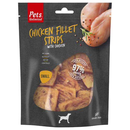 PETS UNLIMITED Snack de pollastre petit per a gos