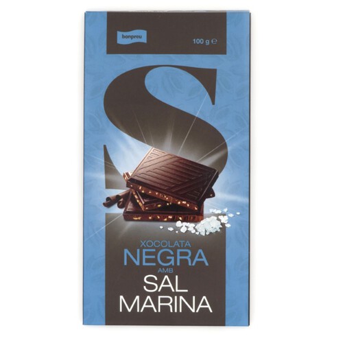 BONPREU Xocolata negra amb sal marina