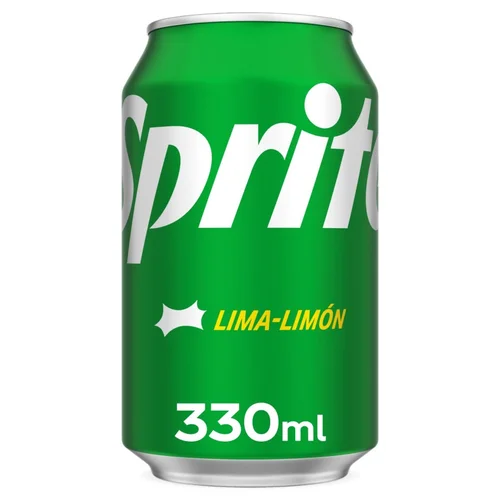 Refresco de lima y limón en lata