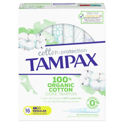 TAMPAX Tampons ecològics regular 100% orgànics
