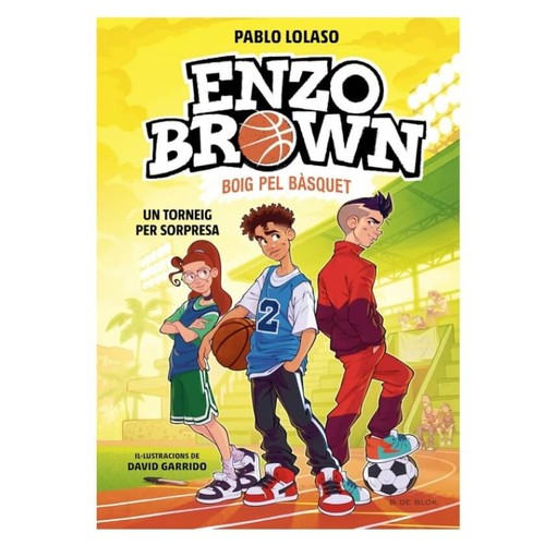 ED. B DE BLOK Llibre Enzo Brown: Boig pel bàsquet 3
