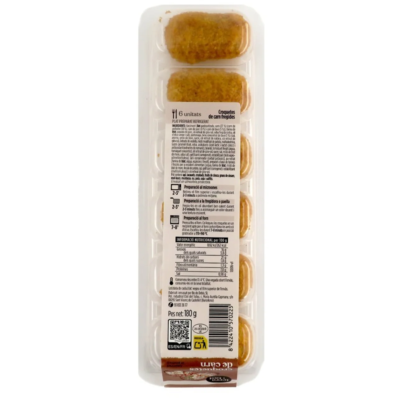 TERRA I TAST Croquetas de carne