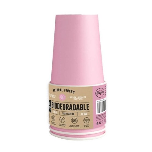 MAXI PRODUCTS Got de cartró Rosa Pastel de 270cc