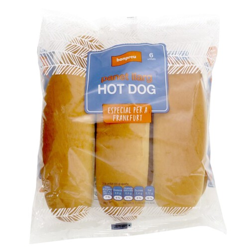 BONPREU Panet llarg Hot Dog