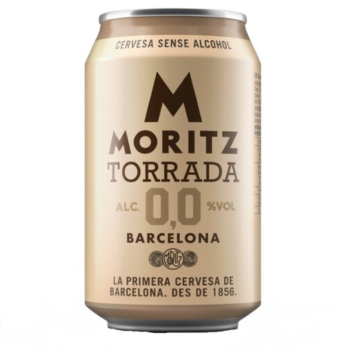 MORITZ Cervesa sense alcohol en llauna