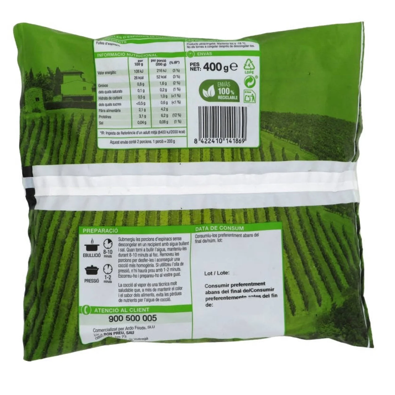 BONPREU Espinacas