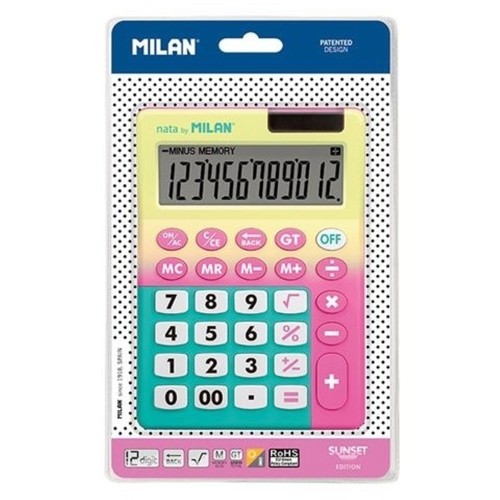 MILAN Calculadora sunset 12 digits