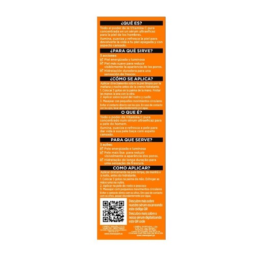 L'OREAL MEN EXPERT Sèrum facial hydra energetic amb vitamina C
