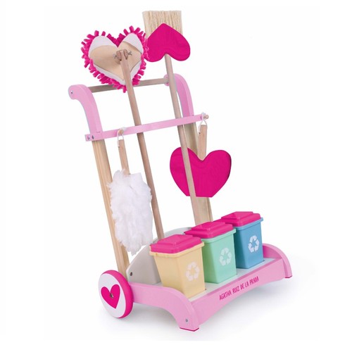 AGATHA RUIZ Joc Carret de Neteja de fusta