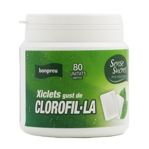 Imagen de BONPREU Xiclets gust de  clorofil·la