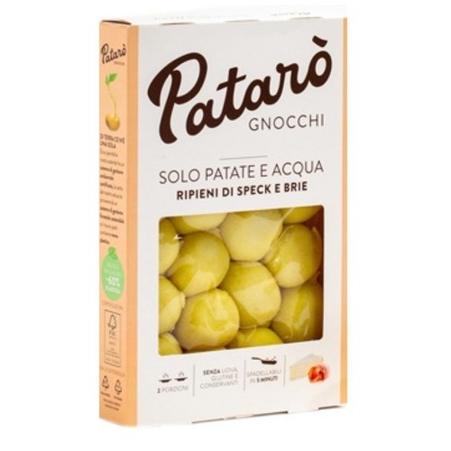 PATARÒ Gnocchi fresc de patata amb speck i brie