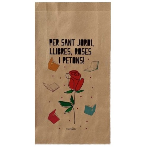 HAPPYMOTS Sobre kraft per a llibres especial Sant Jordi