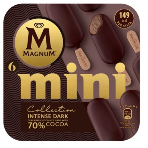 MAGNUM Gelat mini Dark intensitat 70%