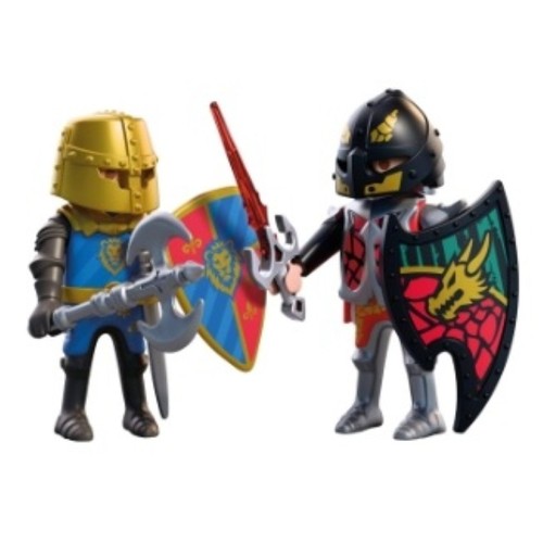 PLAYMOBIL 2 figures caballers duel