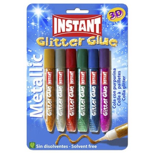 INSTANT Tubs de cola amb purpurina Glitter Glue