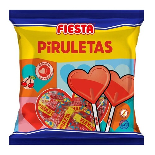 FIESTA Caramels de pal amb gust de cirera
