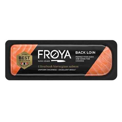 FROYA Salmó Back Loin premium en envàs de 180 grams