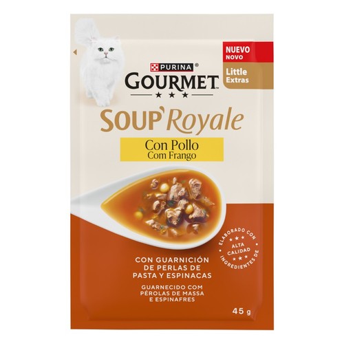 GOURMET SOUP Snack líquid de pollastre per a gat