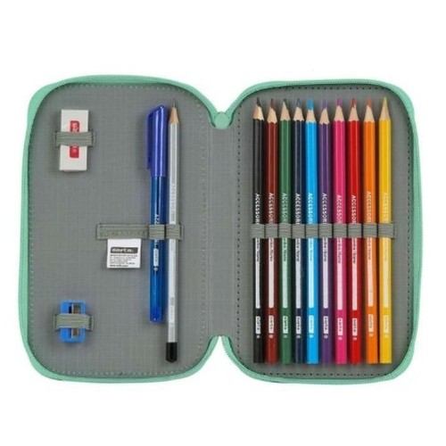 BLACKFIT8 Estoig doble cremallera turquesa